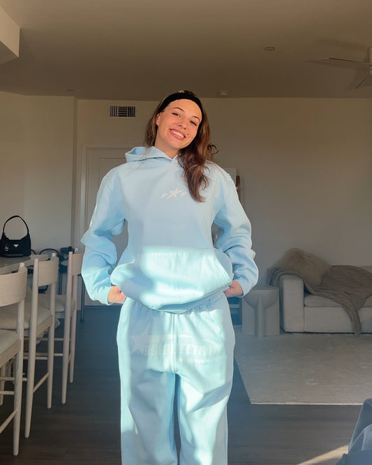 Iced Baby Blue Hoodie