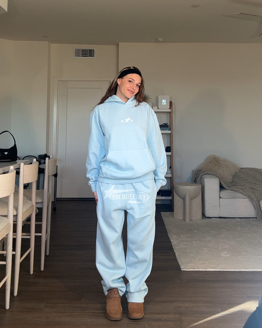 Iced Baby Blue Sweatpants